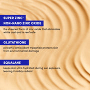 UNGHOSTED™ Sheer Tinted 100% Mineral SPF 42 with Squalane Lion Pose