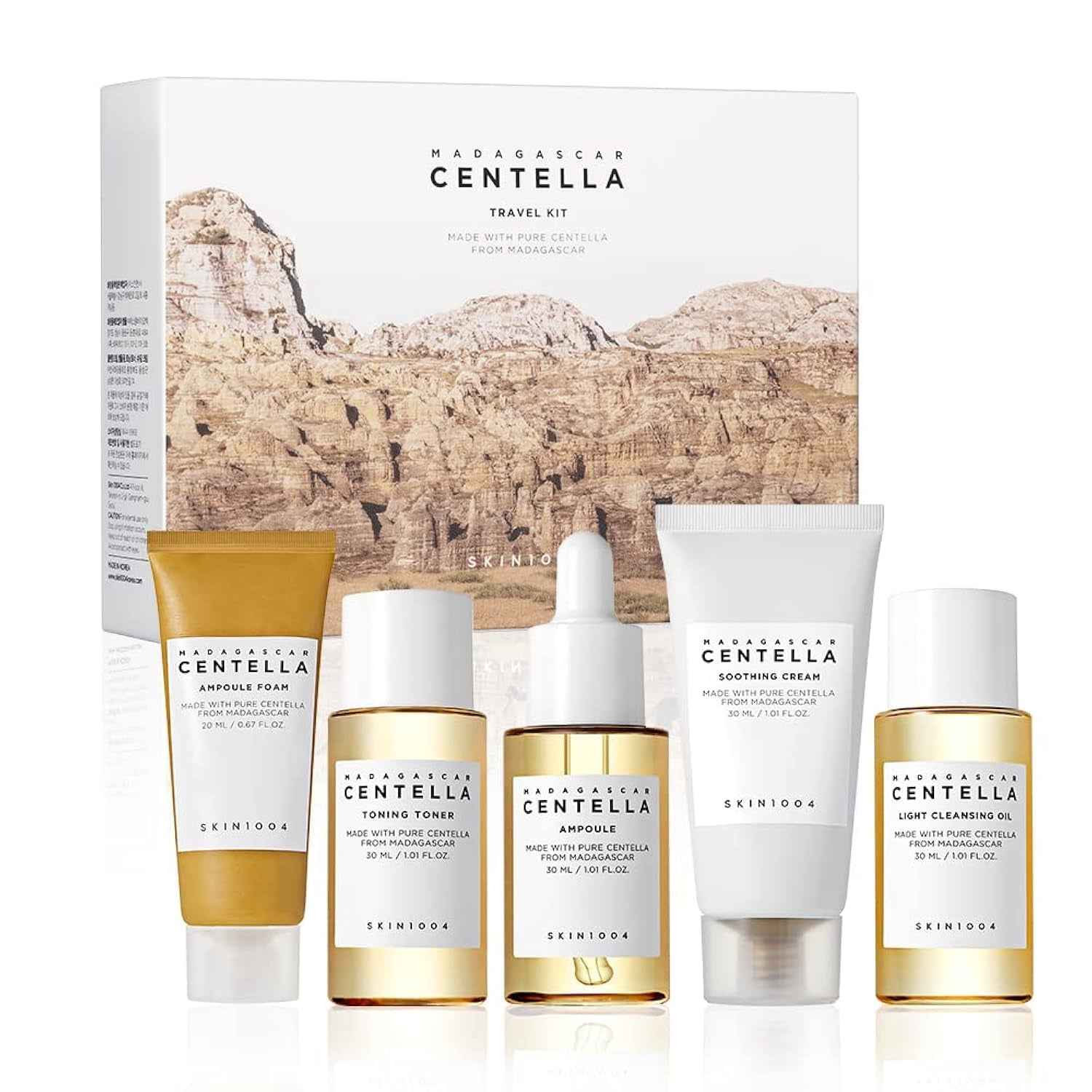 SKIN1004 Madagascar Centella Travel Kit – 5 Pieces