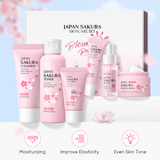 Japan Sakura Skincare Gift Set Lanoi Beauty