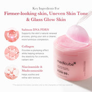 Pink PDRN Day & Night Gel Duo: Salmon DNA PDRN Pink Collagen Jelly Gel Mask (4Ea) and Collagen Jelly Pad