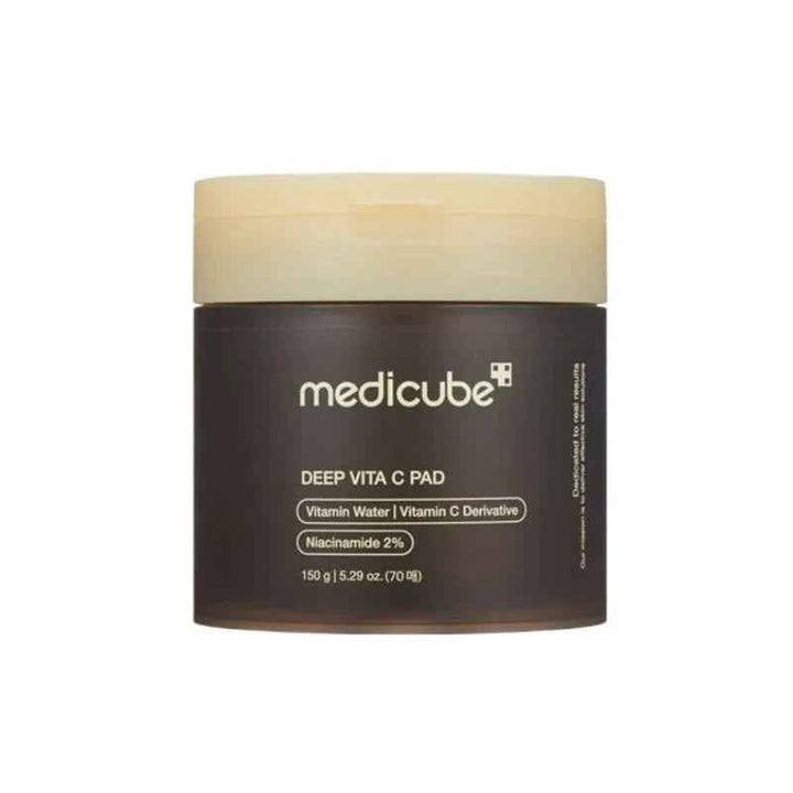 Medicube Deep Vita C Pads — Brightening & Dark Spot Correcting Toner Pads (70 Pads)