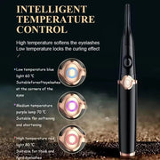 Rechargeable Mini Clip-Type USB Electric Heated Eyelash Temperature Modes Curler Makeup Hours Lasting 3 Long Tool Eye Women M1T2 V.I.P Digital Presence