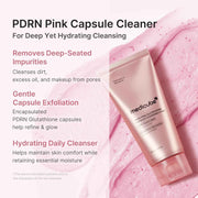 Medicube PDRN Pink Glutathione Foam Cleanser – 120 mL