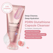 Medicube PDRN Pink Glutathione Foam Cleanser – 120 mL