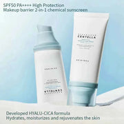SKIN1004 Centella Hyalu-Cica Skincare Set – Face Moisture Cream 75ml + Sunscreen SPF50+ PA++++ 50ml, Deep Hydration & Sun Care Lanoi Beauty