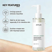 ANUA Heartleaf 4-Piece Skincare Set — Toner, Lotion, Cleansing Foam & Oil Lanoi Beauty