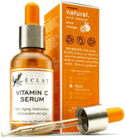 Vitamin C Face Serum - Dark Spot Remover Facial Serum Vit C Serum with Hyaluronic Acid Ferulic Acid & Vit E - Anti Aging and Skin Brightening Serum Pure Vitamin C Serum Skin Care 30 ml Lanoi Beauty