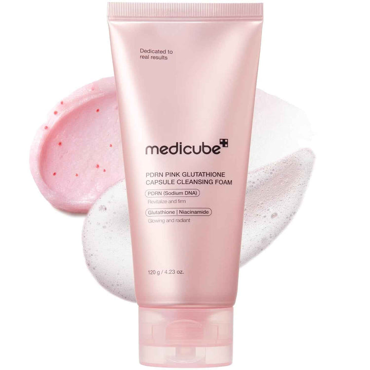 Medicube PDRN Pink Glutathione Foam Cleanser – 120 mL