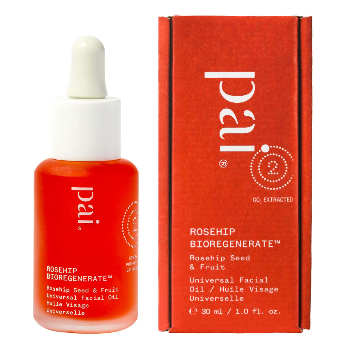 PAI SKINCARE - Organic Rosehip BioRegenerate Universal Facial Oil | Natural Vegan Sensitive Skincare (1 fl oz | 30 mL) Lanoi Beauty